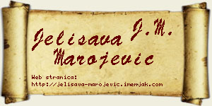 Jelisava Marojević vizit kartica